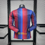 Mens Barcelona 2026/27 Home Long Sleeve Jersey Player Version – view 2