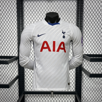 Mens Tottenham Hotspur 2026/27 Home Long Sleeve Jersey Player Version