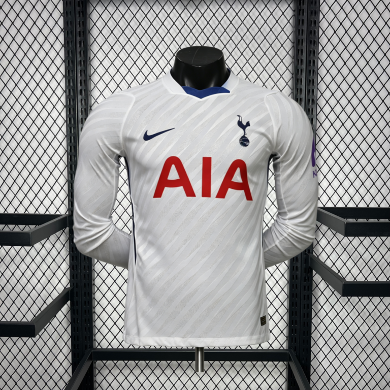 Mens Tottenham Hotspur 2026/27 Home Long Sleeve Jersey Player Version