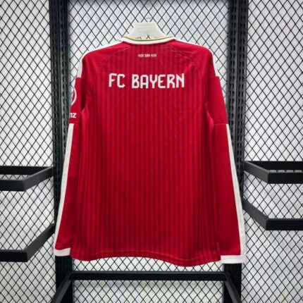 Mens Bayern Munich 2026/27 Home Long Sleeve Jersey – view 2