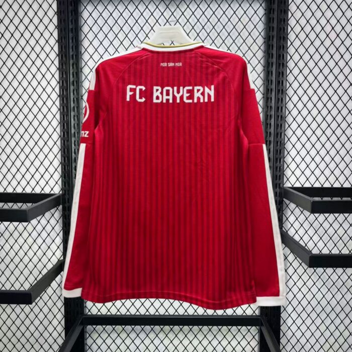 Mens Bayern Munich 2026/27 Home Long Sleeve Jersey – view 2