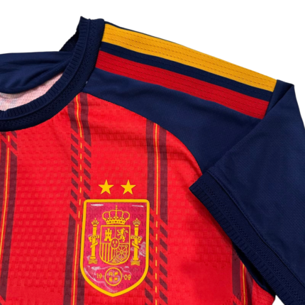 Mens Spain 2026 World Cup Home Jersey Player Version (Champion 2-Star Version) – view 2