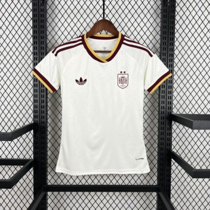 Womens Spain 2026 World Cup Away Jersey (Champion 2-Star Version)