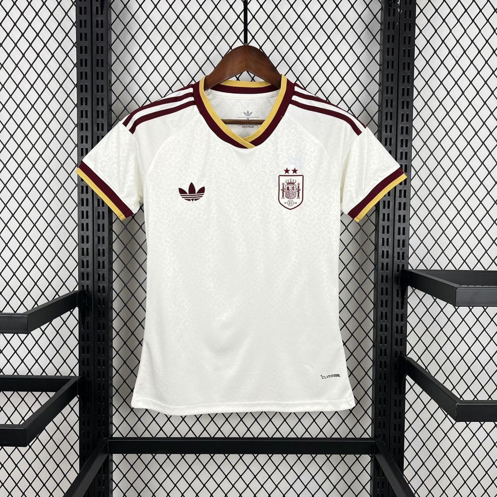 Womens Spain 2026 World Cup Away Jersey (Champion 2-Star Version) Womens Spain 2026 World Cup Away Jersey (Champion 2-Star Version)