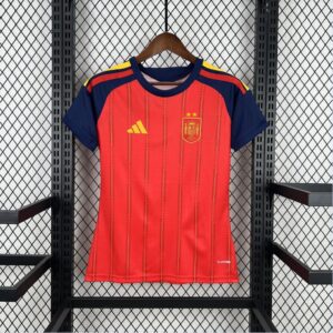 Womens Spain 2026 World Cup Home Jersey (Champion 2-Star Version)