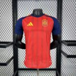 Mens Spain 2026 World Cup Home Jersey Player Version (Champion 2-Star Version)