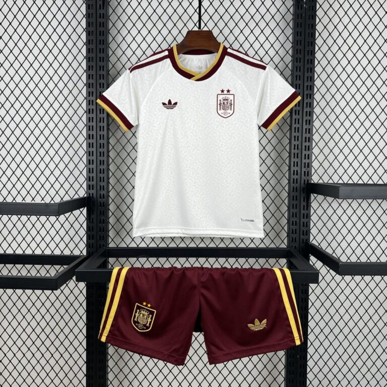 Kids Spain 2026 World Cup Away Kit (Champion 2-Star Version)