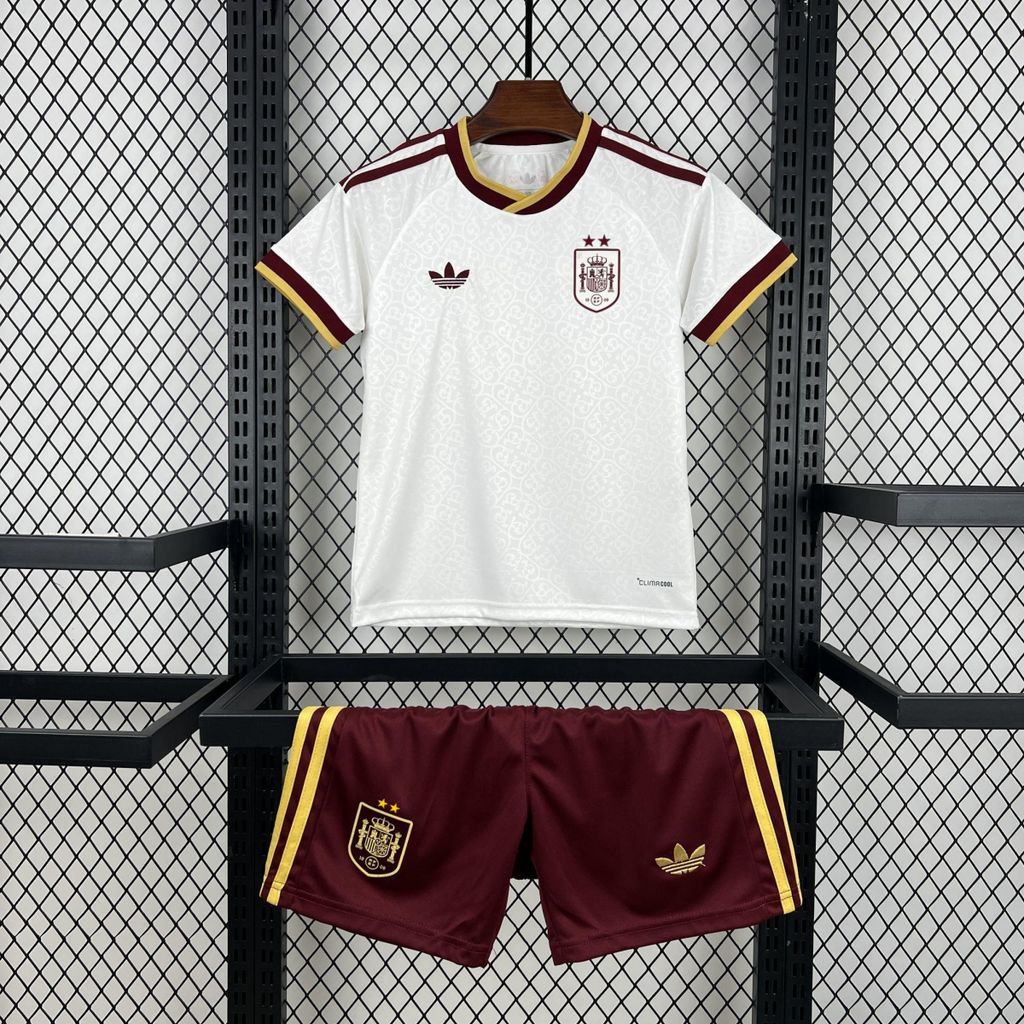 Kids Spain 2026 World Cup Away Kit (Champion 2-Star Version) Kids Spain 2026 World Cup Away Kit (Champion 2-Star Version)