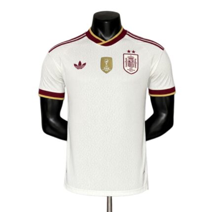 Mens Spain 2026 World Cup Away Jersey Player Version Champions Edition
