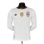 Mens Spain 2026 World Cup Away Long Sleeve Jersey Player Version Champions Edition
