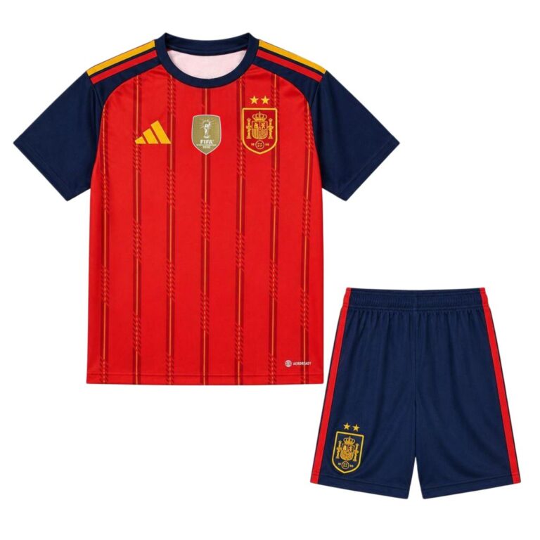 Kids Spain 2026 World Cup Home Kit Champions Edition