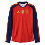 Mens Spain 2026 World Cup Home Long Sleeve Jersey Champions Edition