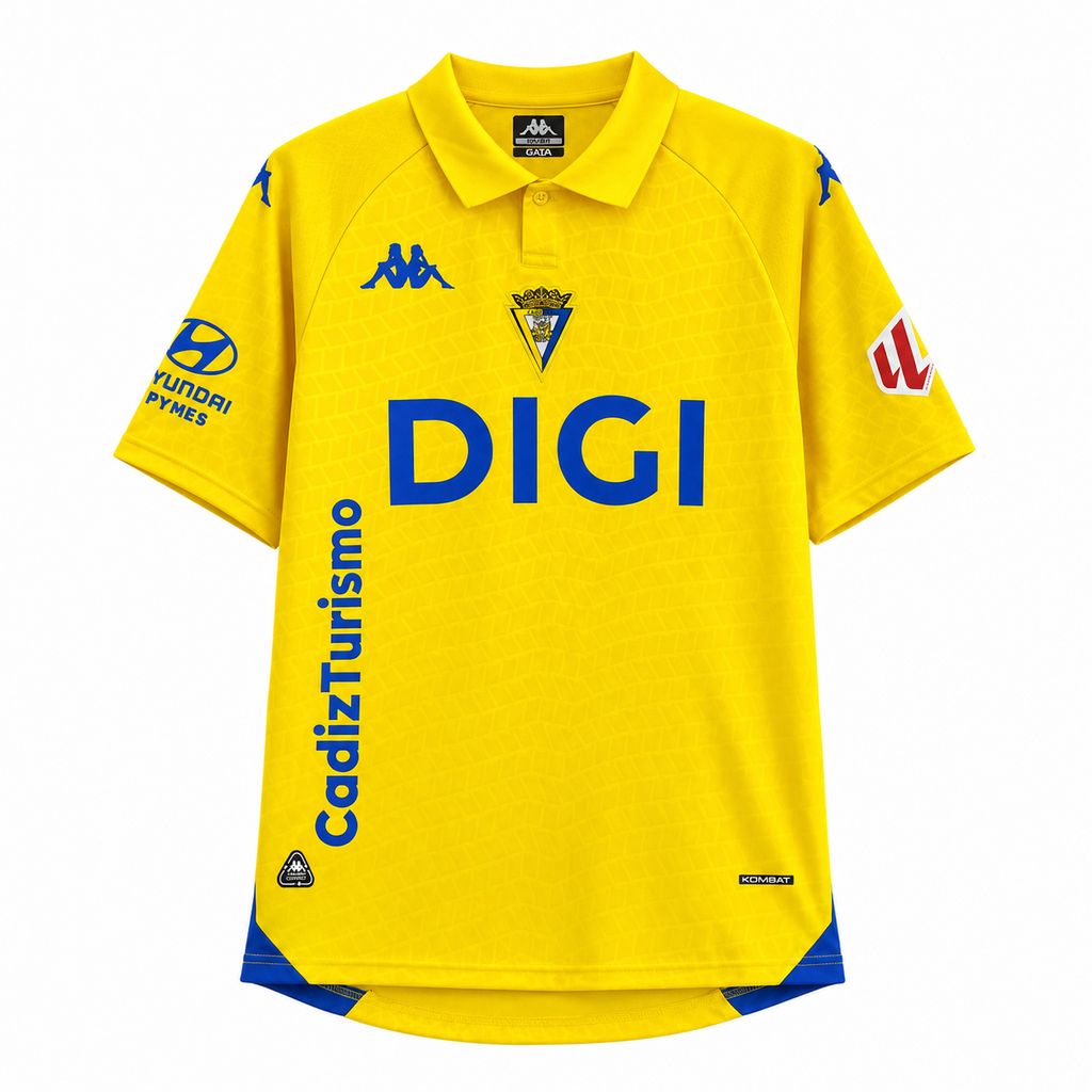 Mens Cadiz 2026/27 Home Jersey Mens Cadiz 2026/27 Home Jersey