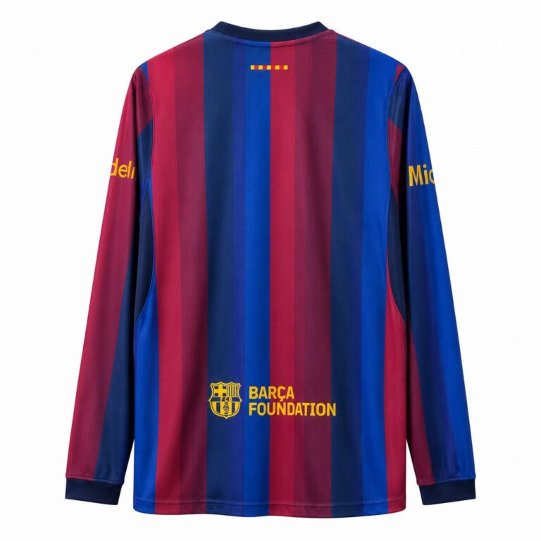 Mens Barcelona 2026/27 Home Long Sleeve Jersey – view 2