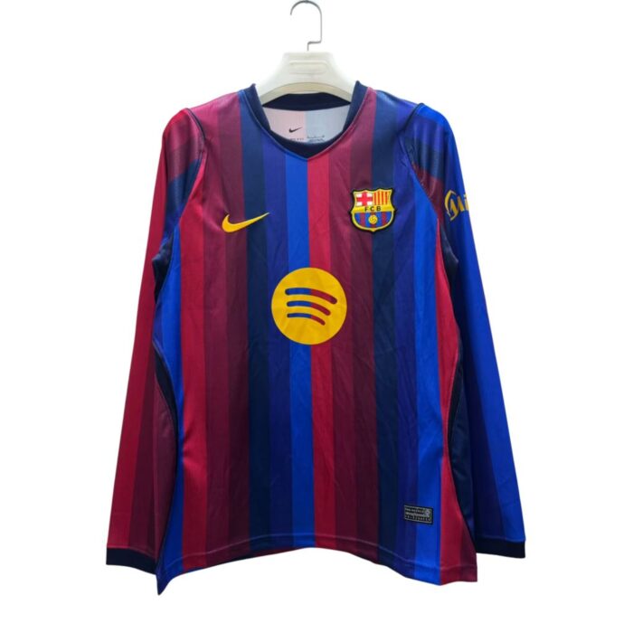 Mens Barcelona 2026/27 Home Long Sleeve Jersey – view 5