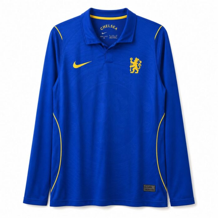 Mens Chelsea 2026/27 Home Long Sleeve Jersey – view 3
