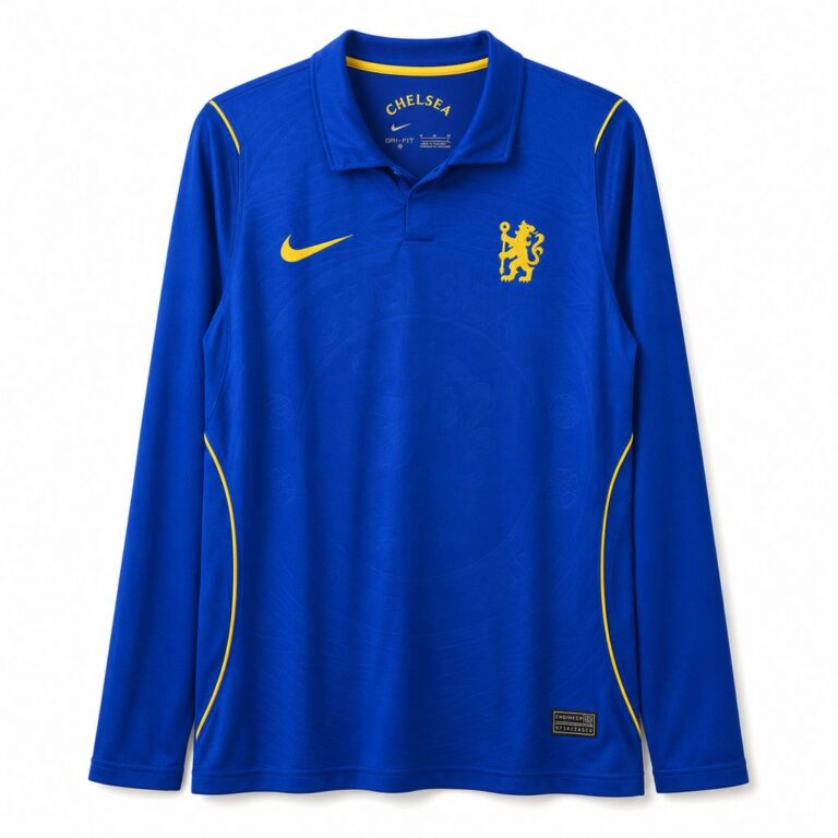 Mens Chelsea 2026/27 Home Long Sleeve Jersey