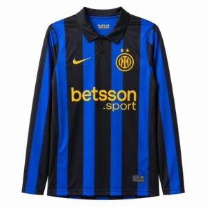 Mens Inter Milan 2026/27 Home Long Sleeve Jersey