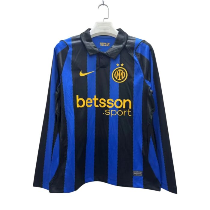Mens Inter Milan 2026/27 Home Long Sleeve Jersey – view 5
