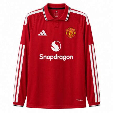 Mens Manchester United 2026/27 Home Long Sleeve Jersey