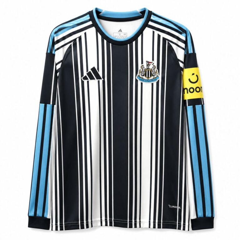 Mens Newcastle United 2026/27 Home Long Sleeve Jersey