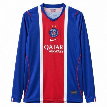 Mens Paris Saint-Germain 2026/27 Home Long Sleeve Jersey