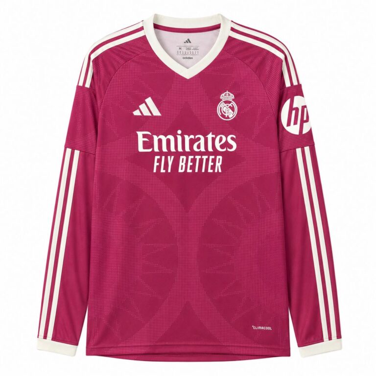 Mens Real Madrid 2026/27 Third Long Sleeve Jersey