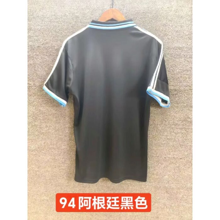 Retro Argentina 1994 Black Jersey – view 3