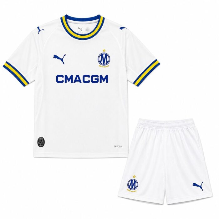 Kids Olympique Marseille 2026/27 Home Kit – view 5