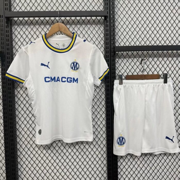 Kids Olympique Marseille 2026/27 Home Kit – view 4