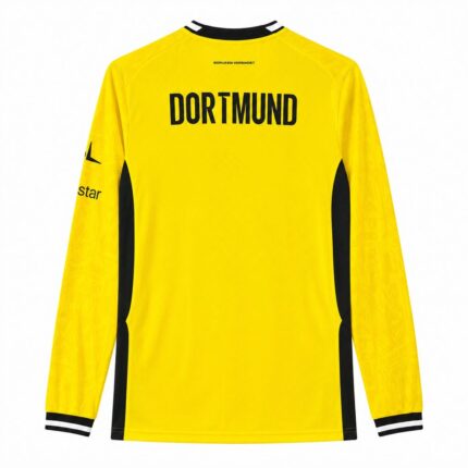 Mens Borussia Dortmund 2026/27 Home Long Sleeve Jersey – view 2