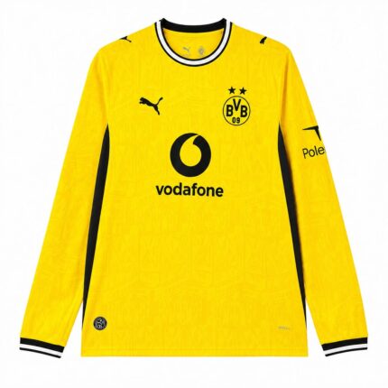 Mens Borussia Dortmund 2026/27 Home Long Sleeve Jersey