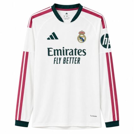 Mens Real Madrid 2026/27 Home Long Sleeve Jersey