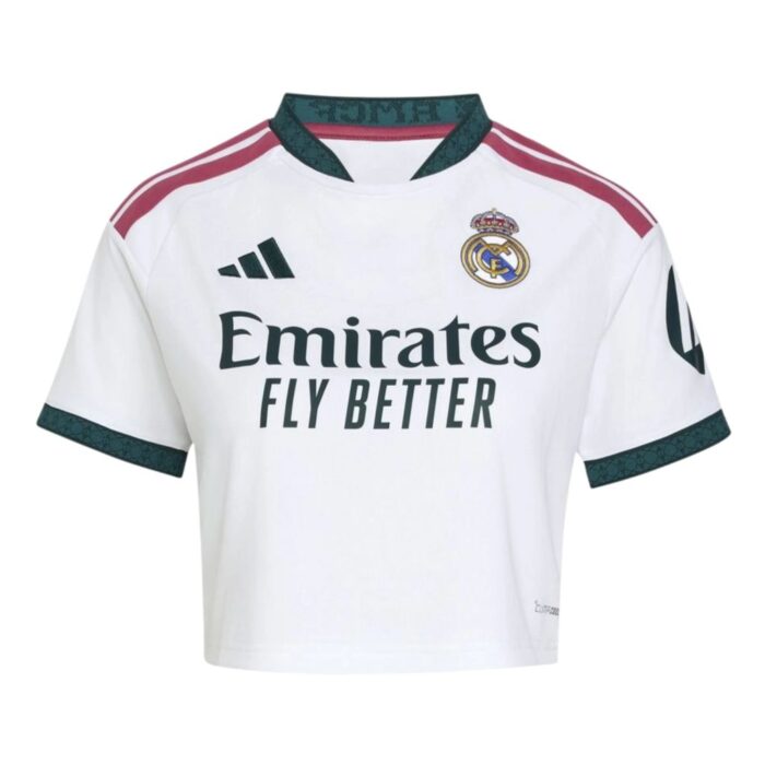Womens Real Madrid 2026/27 Home Cropped Jersey – view 3