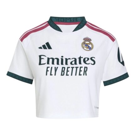 Womens Real Madrid 2026/27 Home Cropped Jersey
