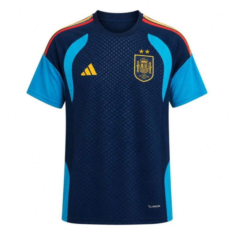 Mens Spain 2026 Pre-Match Jersey (Champion 2-Star Version)