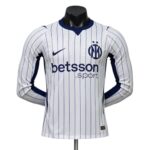 Mens Inter Milan 2026/27 Away Long Sleeve Jersey Player Version