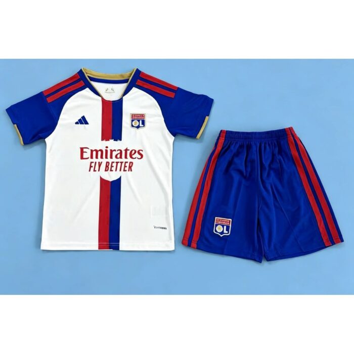 Kids Olympique Lyonnais 2026/27 Home Kit – view 4