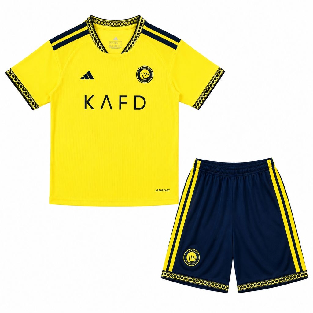Kids Al-Nassr FC 2026/27 Home Kit Kids Al-Nassr FC 2026/27 Home Kit