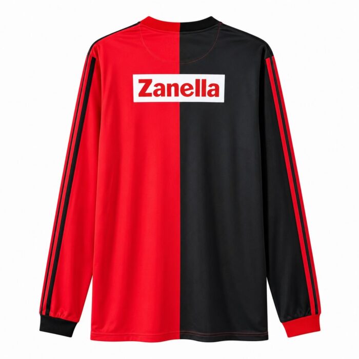 Retro Newell Old Boys 1990/93 Home Long Sleeve Jersey – view 2