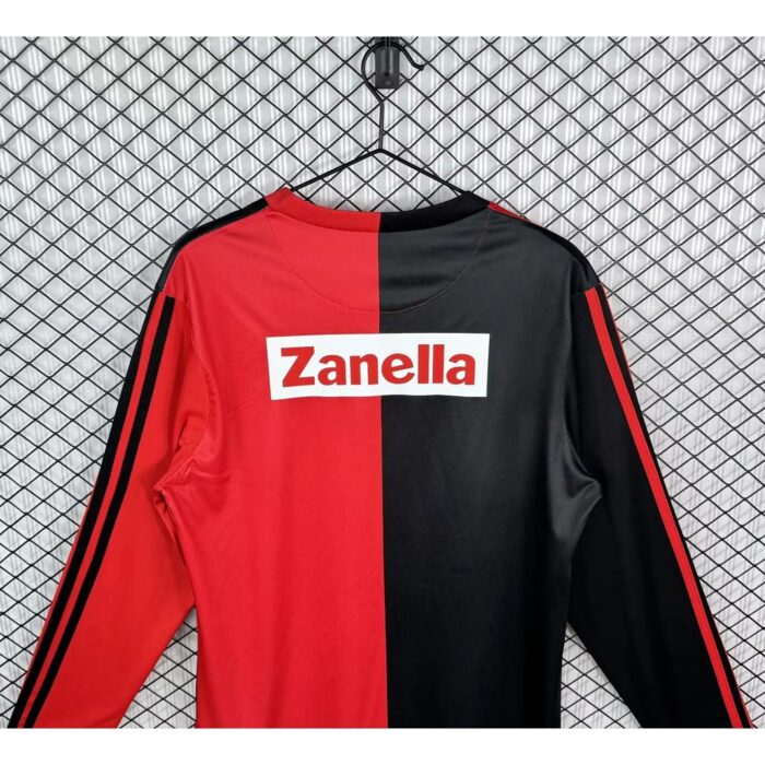 Retro Newell Old Boys 1990/93 Home Long Sleeve Jersey – view 4