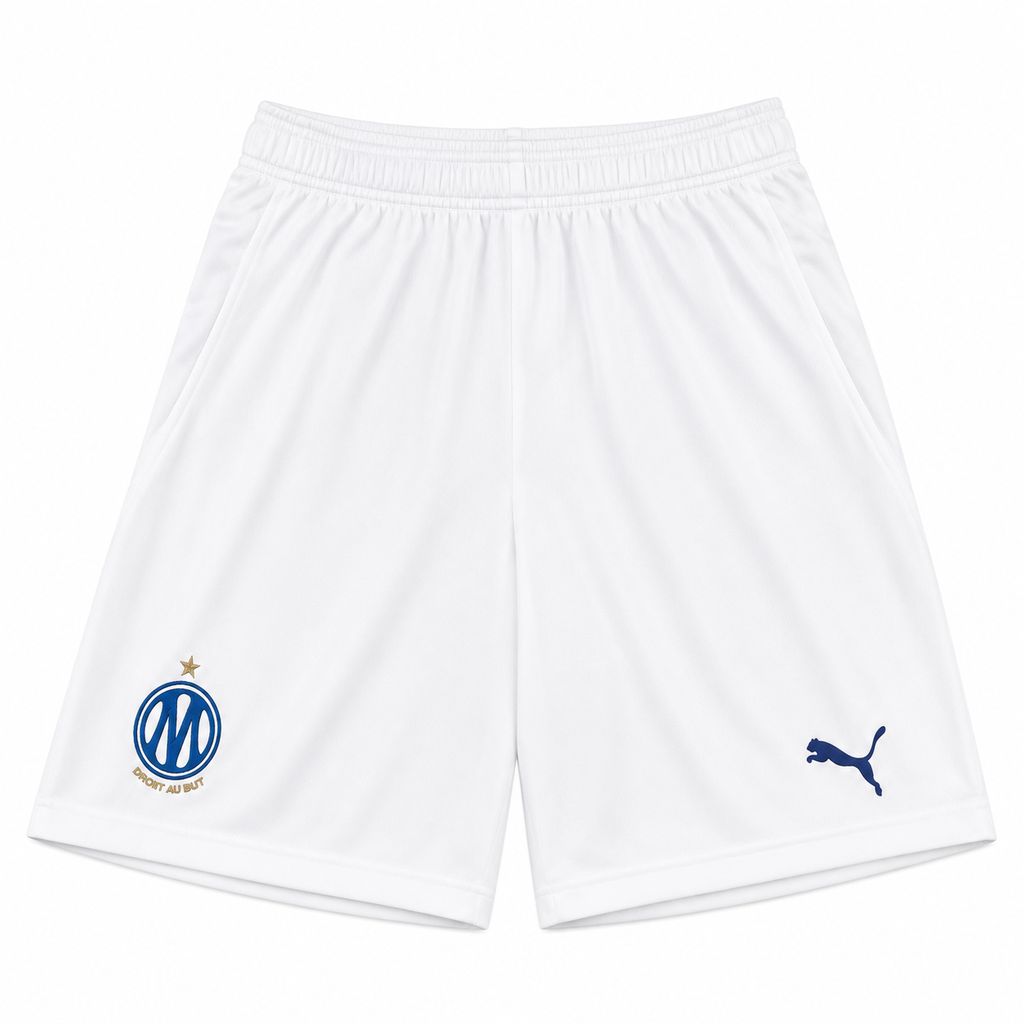 Mens Olympique Marseille 2026/27 Home Shorts Mens Olympique Marseille 2026/27 Home Shorts