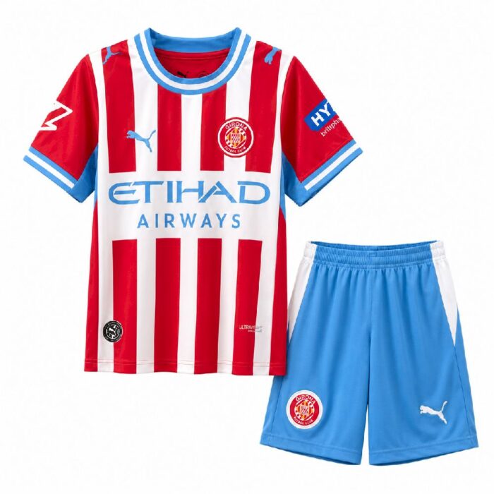 Kids Girona 2026/27 Home Kit – view 2