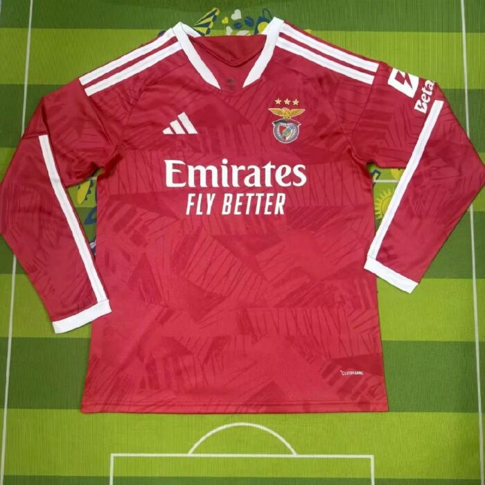 Mens Benfica 2026/27 Home Long Sleeve Jersey – view 4