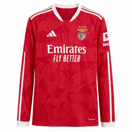 Mens Benfica 2026/27 Home Long Sleeve Jersey