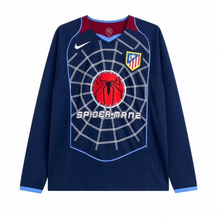 Retro Atletico Madrid 2004/05 Away Long Sleeve Jersey – view 2