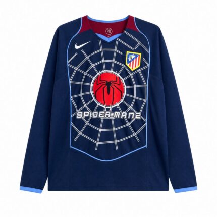 Retro Atletico Madrid 2004/05 Away Long Sleeve Jersey