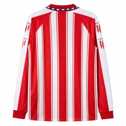 Retro Atletico Madrid 1994/95 Home Long Sleeve Jersey – view 2