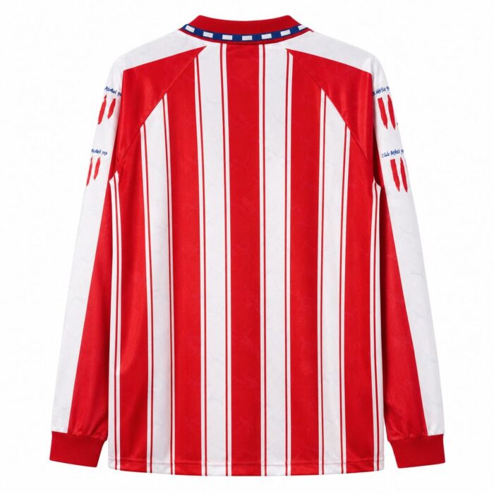 Retro Atletico Madrid 1994/95 Home Long Sleeve Jersey – view 2