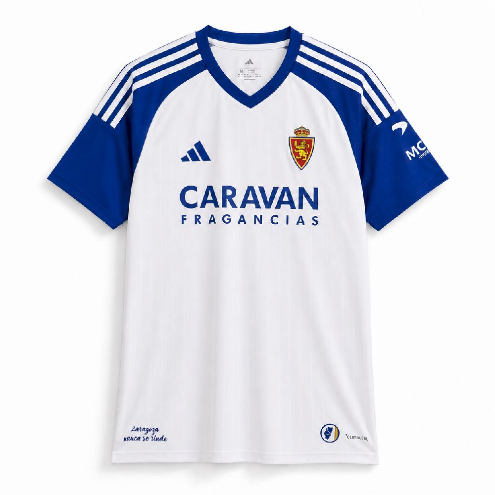 Mens Real Zaragoza 2026/27 Home Jersey Mens Real Zaragoza 2026/27 Home Jersey